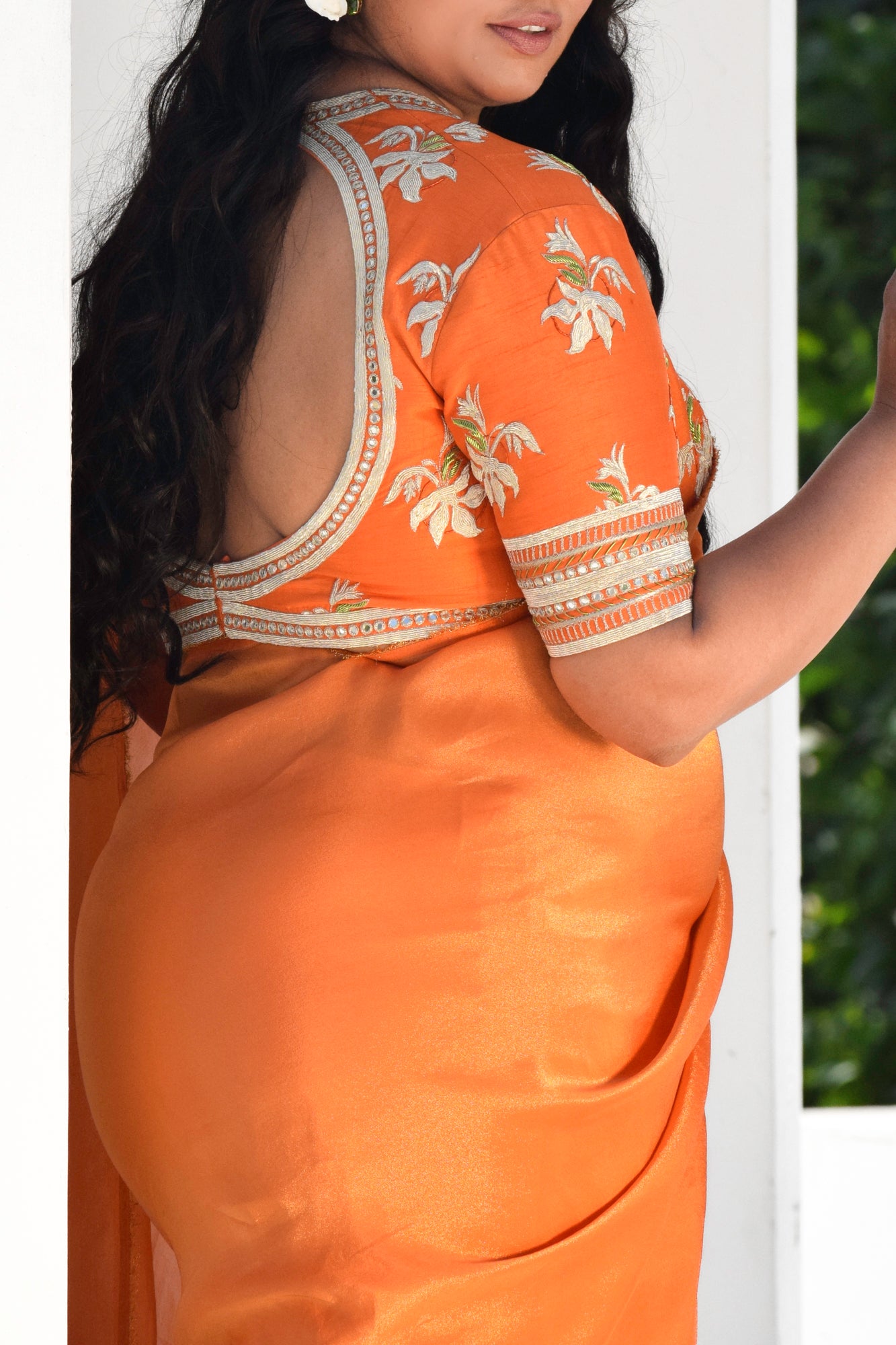 Naarangi Tissue Silk Saree