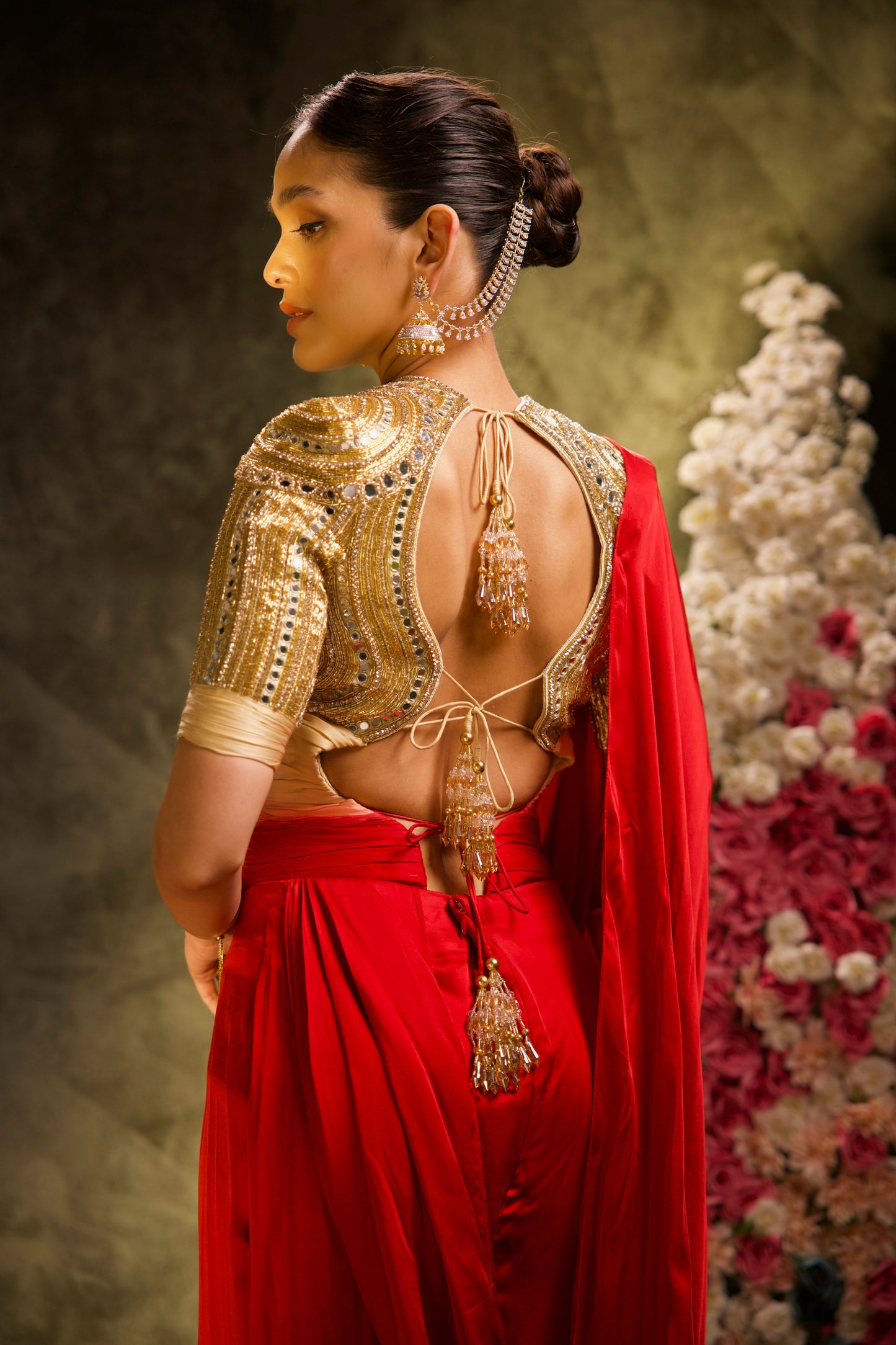Golden Hour Pre-Stitched Saree