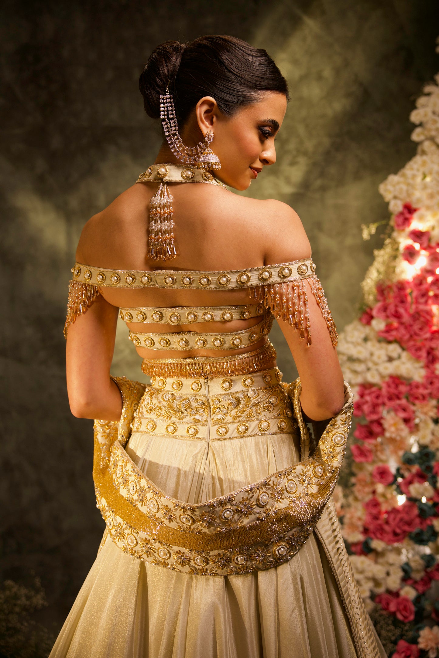 Swarna Embroidered Lehenga Set