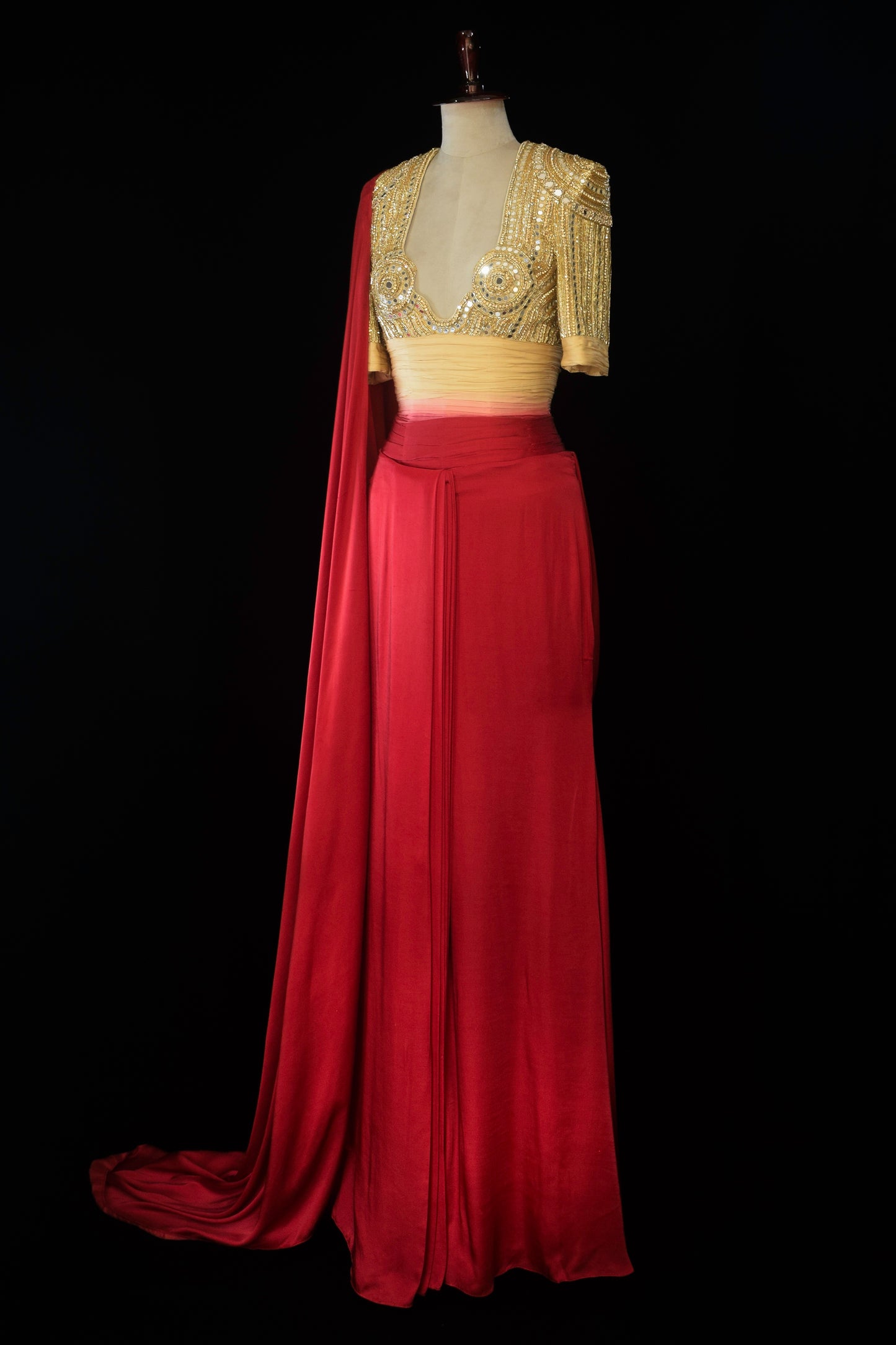 Golden Hour Pre-Stitched Saree