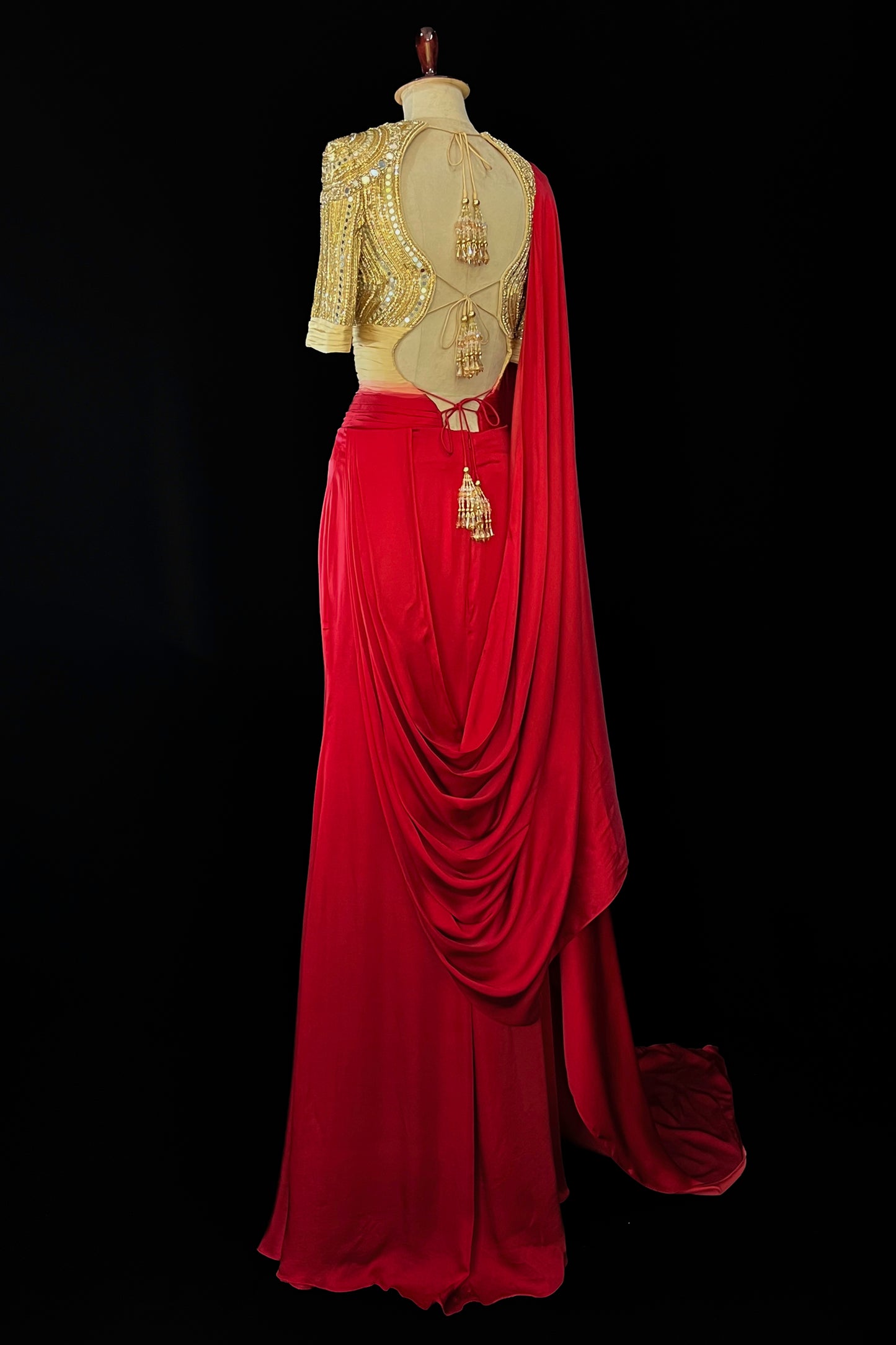 Golden Hour Pre-Stitched Saree